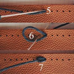 instructions for how to tie a leather belt