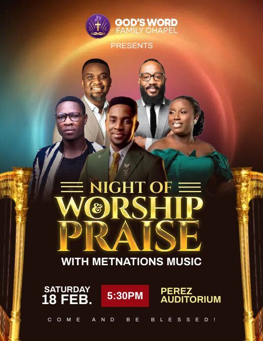 worship flyer Worship Flyer, Promotion Strategy, Church Poster Design, Church Poster, Church Graphic Design, Flyer And Poster Design, Event Flyers, Church Design, Flyer Design Templates