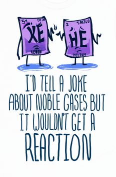 two purple boxes with the words xe and he on them, one says it'd tell a joke about noble cases but it wouldn't couldn't get a reaction