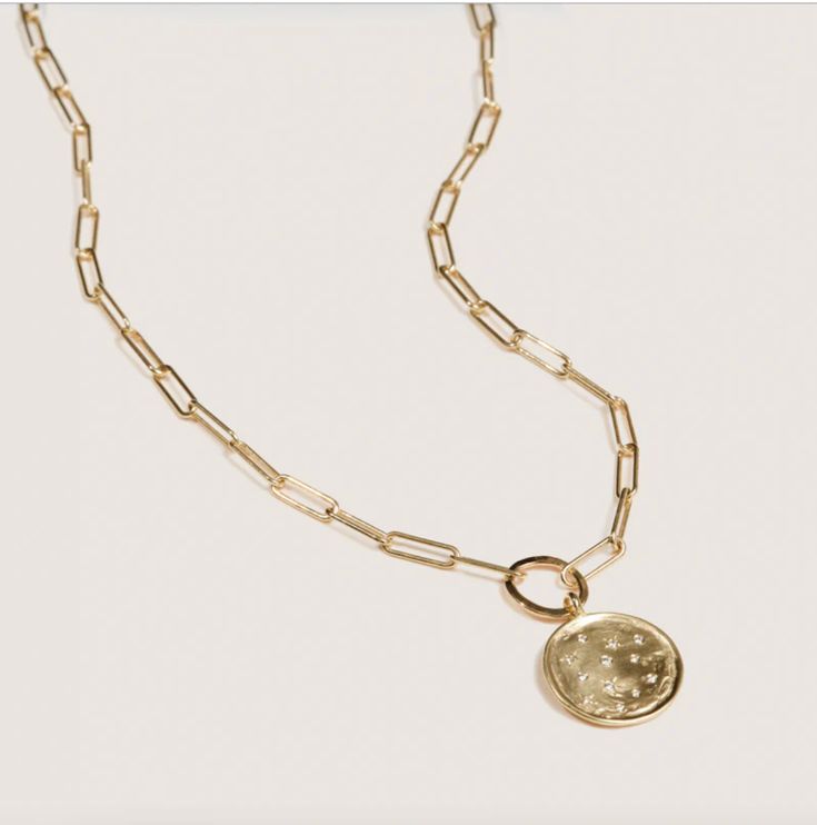 Available in 14K Yellow Gold and 14K White Gold Necklace can be worn at approximately 18" at the longest Pendant is approximately 0.75" around Handmade in NYC Yellow Gold Medallion Jewelry With Cable Chain, Yellow Gold Medallion Cable Chain Jewelry, Yellow Gold Jewelry With Cable Chain And Medallion, 14k Gold Medallion Chain Necklace Tarnish Resistant, Gold Medallion Jewelry With Cable Chain, 14k Gold Medallion Cable Chain Jewelry, 14k Gold Medallion With Cable Chain, 14k Gold Box Chain Jewelry With Round Pendant, 14k Gold Round Pendant With Box Chain