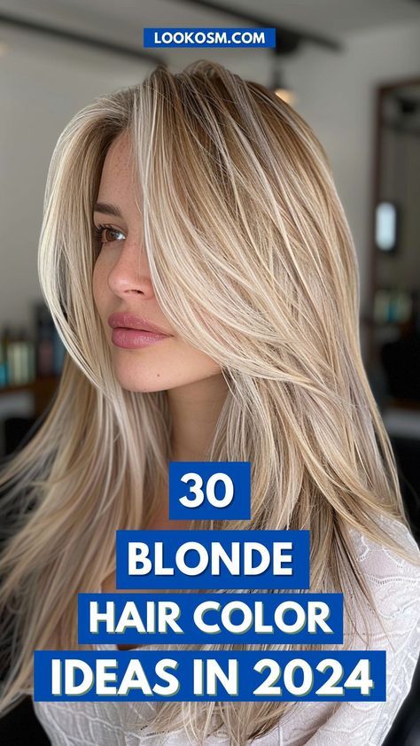 Highlight Low Light Blonde, Blonde Highlights 2024 Trends, Malibu Blonde Hair Color, Blonde Hair Color Ideas For Summer 2024, Blonde Summer Hair 2024, Cool Tone Blonde Highlights, Types Of Blonde Hair Shades, Fall 2024 Blonde Hair Trends, Creamy Vanilla Blonde Hair