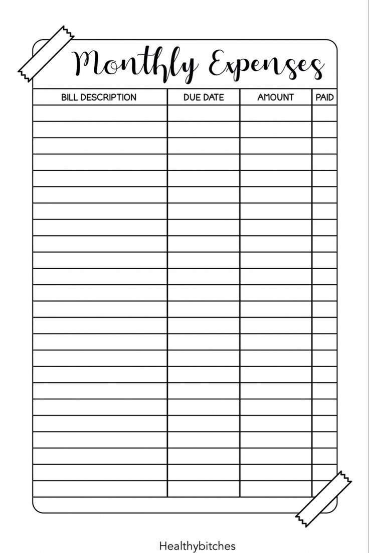 a printable sign up sheet with the words, months and dates for each month