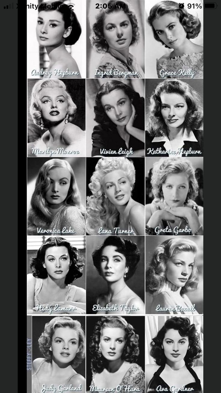 many different women are shown in this black and white photo with the names of them