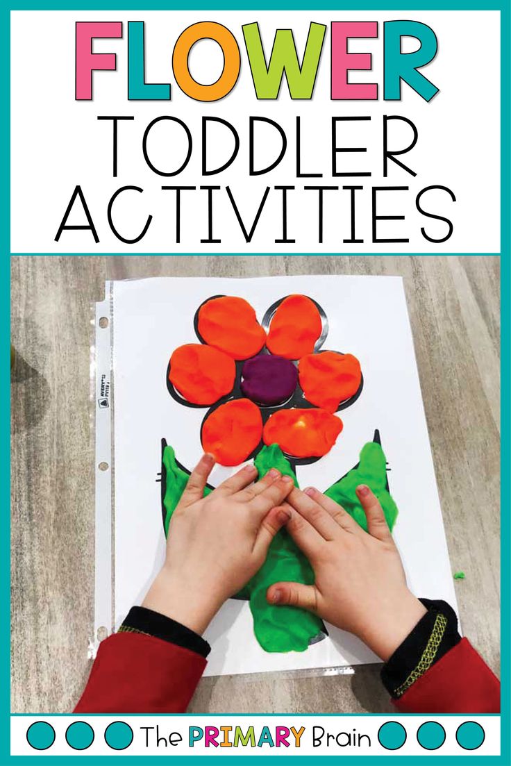 an image of flower toddler activities