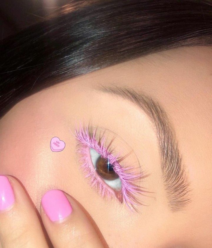 Pink Eyelashes, Mauve Makeup, New Year's Makeup, Colourpop Cosmetics, Creative Makeup Looks, Pink Makeup, Editorial Makeup, Nyx Cosmetics, Creative Makeup