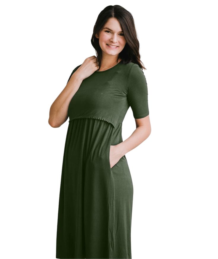 Nursing Dresses Modest, Diy Nursing Dress, Nursing Dress Pattern, Trendy Modest Dresses, Nursing Dress Breastfeeding, Nursing Dresses, Nursing Friendly Dress, Dressy Attire, Nursing Shirt