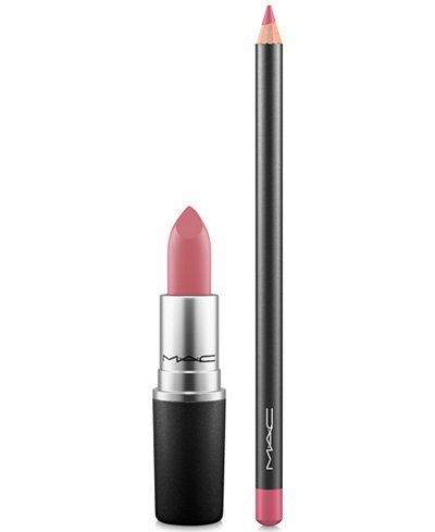 Contains Mehr matte lipstick and Soar lip pencil. MAC Cosmetics Lip Kit in Mehr and Soar ($29) Make Up Kits, Lip Pencil Colors, Mac Velvet Teddy, Lip Liner Set, Mac Lip, Mac Lips, Ruby Woo, Love Lips, Velvet Teddy