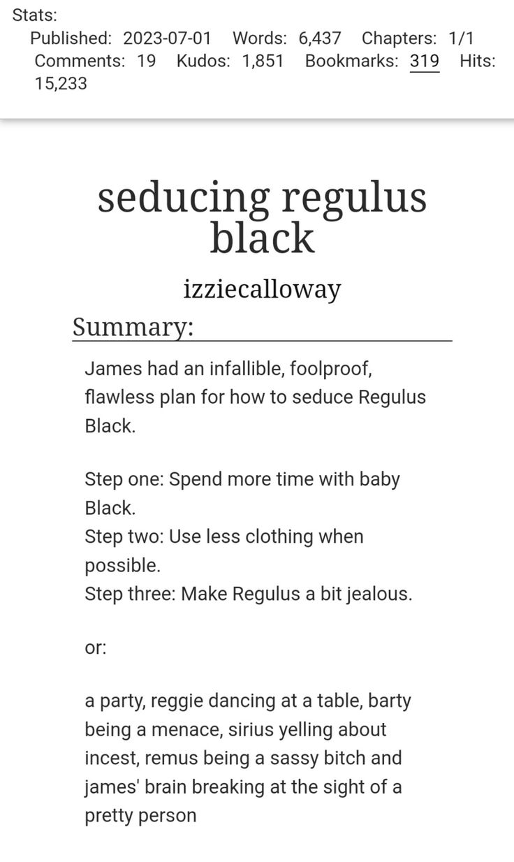 the instructions for seducing regulis in black and white text on a white background