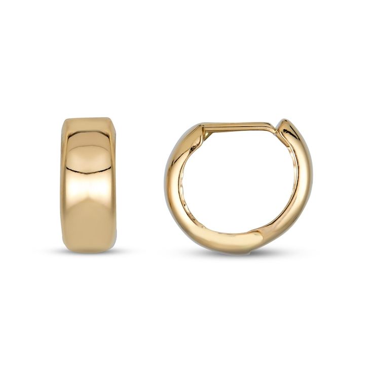 Huggie Hoop Earrings Gold, Modern Shiny Small Hoop Huggie Earrings, Minimalist Shiny Huggie Earrings For Formal Occasions, Formal Minimalist Huggie Earrings With Shiny Finish, Modern Hypoallergenic Huggie Earrings For Formal Occasions, Modern Hypoallergenic Huggie Earrings For Formal Events, Modern Rose Gold Huggie Earrings With Polished Finish, Modern Rose Gold Huggie Earrings, Minimalist Huggie Hoop Earrings For Formal Occasions