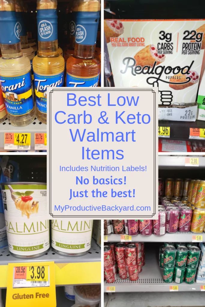 the best low carb and keto walmart items