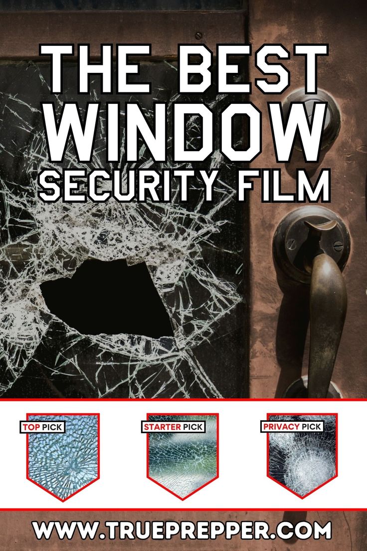 the best window security film for windows, doors and other surfaces with text overlay