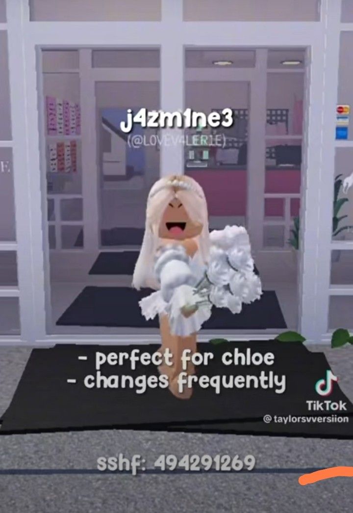 an animated image of a woman holding flowers in front of a storefront window with the caption perfect for choice changes frequently