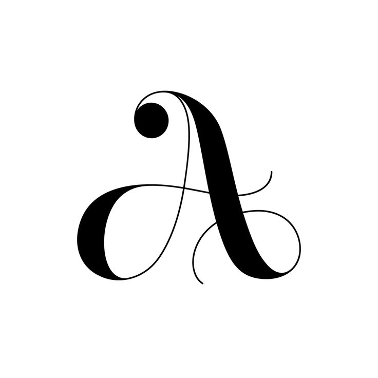 the letter a is made up of black letters