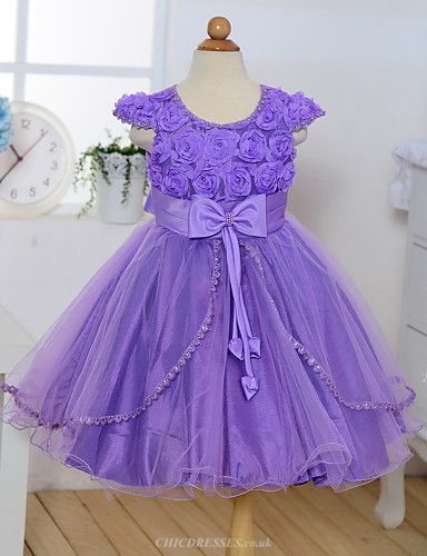 Lilac Flower Girl Dresses, Cheap Flower Girl Dresses, Black And Blue Dress, Girls Dresses Online, Crochet Bebe, Lilac Flowers, Dress Cotton, Flower Girl Dress, Dresses Uk