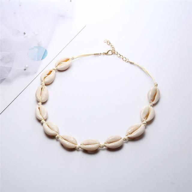 Conch Seashell, Boho Chique, Cowrie Shell Necklace, Sea Life Jewelry, Turtle Jewelry, Shell Choker, Jewelry Summer, Seashell Jewelry, Ocean Jewelry