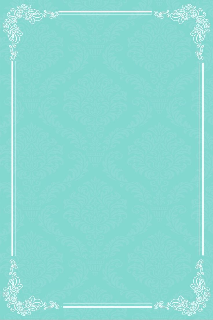 a light blue background with an ornate frame