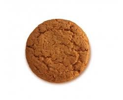 a close up of a cookie on a white background with no people in the photo