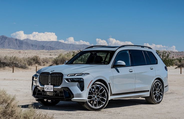 the new bmw x7 suv is parked in the desert