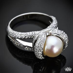 PEARLS!!!! Pearl And Diamond Ring, Right Hand Rings, Mother Earth, One Day, Diamond Ring, Essence, Wedding Rings, Diamonds, Engagement Rings