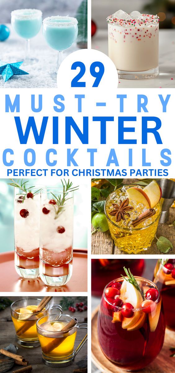 29 must try winter cocktails perfect for christmas parties