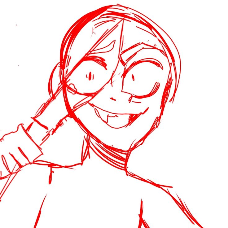 a drawing of a woman holding a toothbrush in her right hand and smiling at the camera