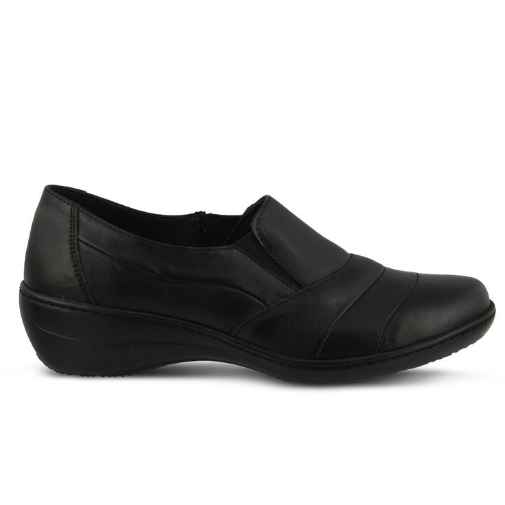 Get everyday style everywhere you go with the Spring Footwear Kitara! These durable leather flats have an easy slip-on design. The removable leather padded insole and durable outsole combine to keep you walking in comfort. Leather upper,Easy slip-on design,Round toe,Removable leather padded insole,Polyurethane outsole,Fabric lined | Women's SPRING STEP Kitara Clogs in Black Size EU 40 / US 9 Medium Spring Footwear, Womens Clogs And Mules, Womens Boat Shoes, Clogs And Mules, Shoe Carnival, Clogs Shoes, Womens Clogs, Spring Shoes, Leather Flats