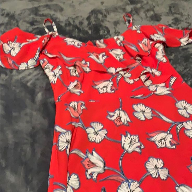 Beautiful Red Floral Dress. Red Floral Print Maxi Dress With Short Sleeves, Red Floral Print Short Sleeve Maxi Dress, Red Floral Print Party Dress, Red Floral Print Mini Dress For Party, Red Floral Print Midi Dress For Party, Red Sundress For Party, Red Sundress Midi Dress For Party, Red Party Sundress, Red Fitted Floral Print Mini Dress