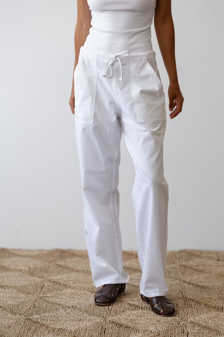 The Sandwash Painter Pant is crafted from our lightweight 100% Cotton Sandwash fabric. This full length pant features a drawcord waistband, side and back pockets, and a hammer loop. Made in Los Angeles Relaxed Straight Pants With Drawstring, Linen Cargo Bottoms For Loungewear, Relaxed Drawstring Trousers, Relaxed Straight Leg Bottoms With Drawstring, Relaxed Straight Leg Pants With Drawstring, Elastic Waistband Linen Cargo Pants, Relaxed Straight Leg Drawstring Pants, Linen Cargo Pants With Elastic Waistband, Relaxed Fit Straight Leg Pants With Drawstring