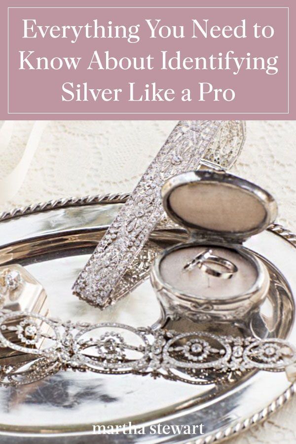 Our illustrated guide highlights exactly what you can look for to identify the origins of any piece of silver and the common types of silver you will find. Plus, why silver is so valuable to collectors. #marthastewart #lifestyle #advice #lifehacks Cleaning Silver, Lifestyle Advice, Jewelry Facts, Jewelry Knowledge, Vintage Jewelry Antique, How To Clean Silver, Silver Cleaning, Cleaning Silver Jewelry, Jewelry Techniques