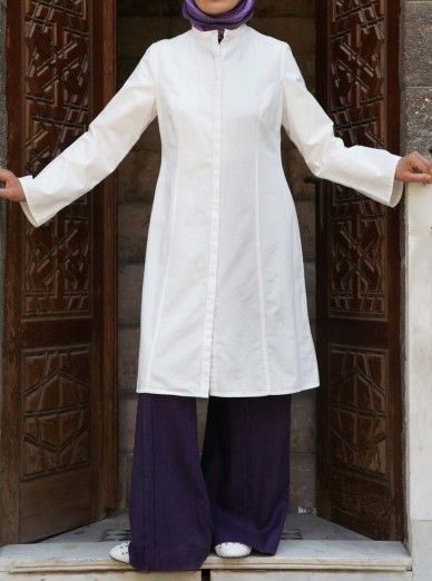 Pima Cotton Princess Seam Tunic- Get inspired and find your own unique style for woman of all ages. Casual interesting and cool fashion. Real clothes for real women, streetwear.  #womanofstyle #personalstyle  #fashioninspiration #eclecticstyle  #uniquestyle  #whiteshirts #fashion #casualtops #tunics Classic Fitted Cotton Kurta, Traditional Fitted Kurta With Button Cuffs, Fitted Stand Collar Kurta For Workwear, Fitted Kurta With Stand Collar For Workwear, White Fitted Kurta With Stand Collar, Elegant Stand Collar Kurta For Spring, Elegant Fitted Kurta With Buttons, Elegant Fitted Kurta With Button Closure, Classic Fitted Kurta For Workwear