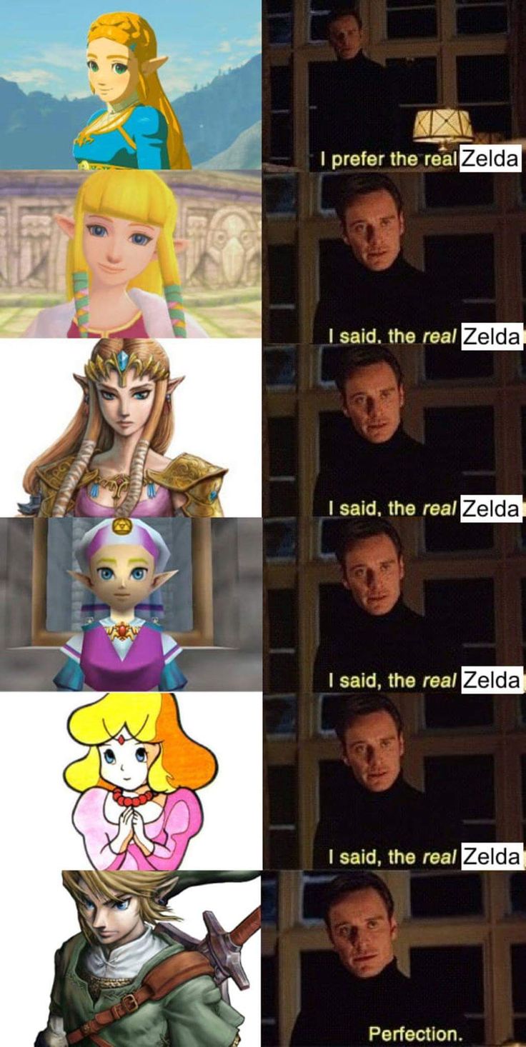 the legend of zelda and princess zelda are in different stages of their life