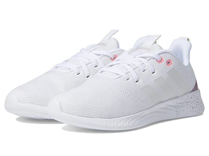 adidas Running Puremotion | Zappos.com Adidas Athletic Shoes, Purple Metallic, Sneakers Athletic, Adidas Running, Shoes Adidas, Shoes White, Sportswear Women, Adidas Tubular Defiant, White Adidas