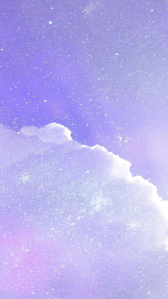 the sky is filled with stars and clouds