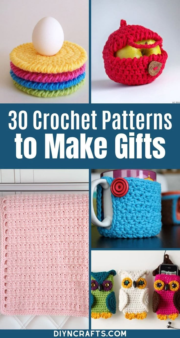 crochet patterns to make gifts that are easy and fun for the whole family