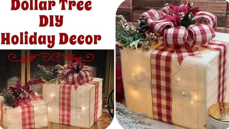 dollar tree diy holiday decor