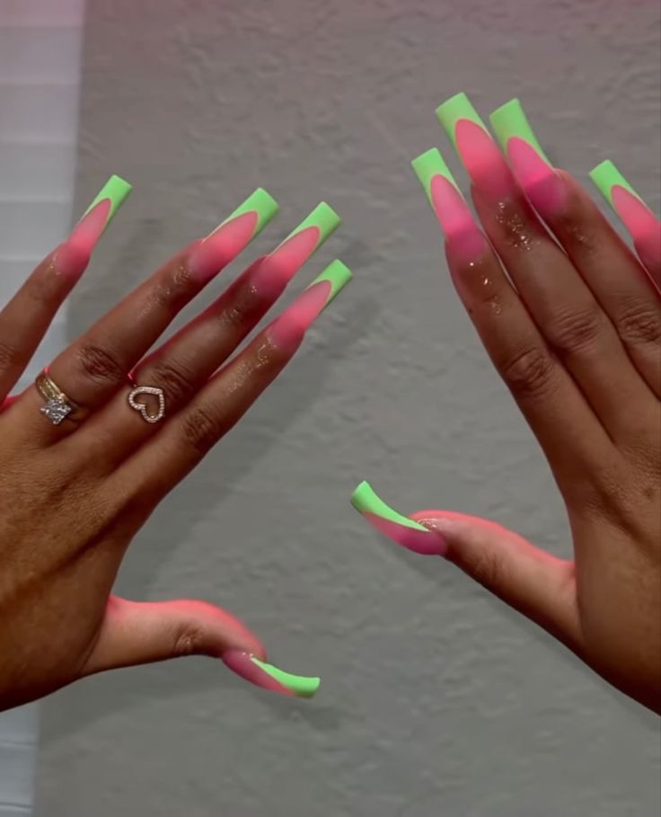 Long Acrylic Nail Designs, Drip Nails, Dope Nail Designs, Long Acrylic Nails Coffin, Exotic Nails, Acrylic Nails Coffin Pink, Long Square Acrylic Nails, Unique Acrylic Nails, Square Acrylic Nails