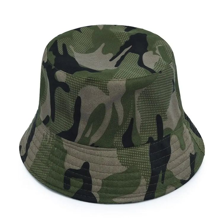 Elevate your outdoor style with our Camo Bucket Hat, the perfect blend of functionality and fashion. Whether you're hiking, fishing, or simply enjoying a sunny day, this hat provides the ultimate protection and a stylish look. Key Features: Durable Material: Crafted from cotton and polyester to ensure long-lasting wear and comfort. Classic Camo Design: Features a timeless camouflage pattern that blends seamlessly with natural surroundings, making it perfect for outdoor adventures. Wide Brim: Off Outdoor Bucket Hat With Curved Brim, Summer Hats For Outdoor Activities With Short Brim, Lightweight Visor Bucket Hat For Camping, Military Style Wide Brim Bucket Hat For Outdoor Activities, Military Style Green Bucket Hat For Outdoor, Military Style Wide Brim Bucket Hat For Outdoor, Khaki Cap Sun Hat For Summer, Lightweight Outdoor Bucket Hat, Casual Bucket Hat With Visor For Outdoor Activities