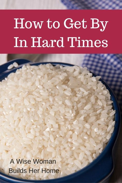 Hard times can come upon anyone at any time. You never know when you might not have a steady stream of income or when your income w... Frugal Breakfast Ideas, Frugal Kitchen, Stream Of Income, Wise Woman, Emergency Preparation, Emergency Prepping, Frugal Meals, Survival Food, Frugal Tips