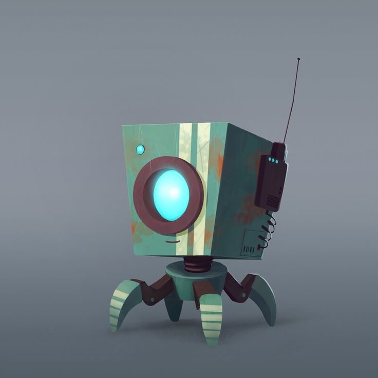 ArtStation - Robots for #marchofrobots, Yana Blyzniuk Boba Fett Tattoo, Robot Designs, Robot Game, Robot Cartoon, الفن الرقمي, Robot Illustration, 3d Concept, Cool Robots, Arte Robot