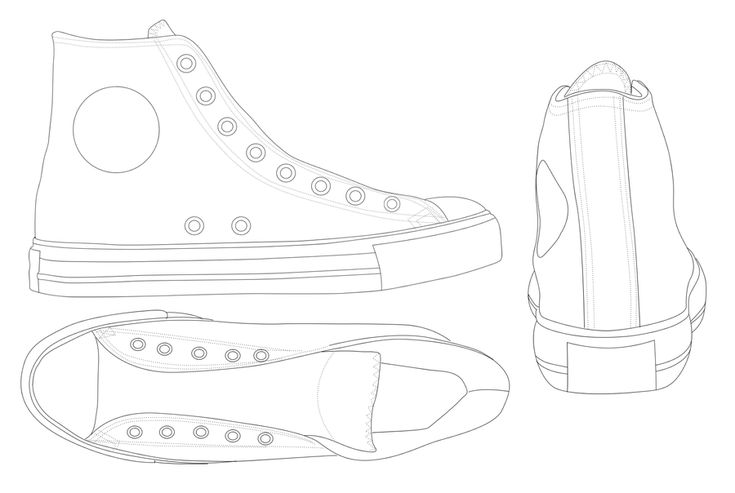 Converse Template, Zapatillas All Star, Converse Design, Shoe Template, Vans Original, Star Template, All Star Shoes, Shoes Drawing, All Stars Converse