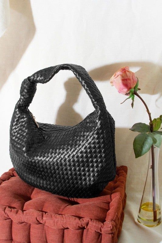 Luxury Woven Leather Basket Shoulder Bag, Luxury Black Woven Shoulder Bag, Luxury Recycled Leather Shoulder Bag, Iphone Mini, Melie Bianco, Basket Woven, Kids Accessories Jewelry, Vogue Uk, Vegan Bags