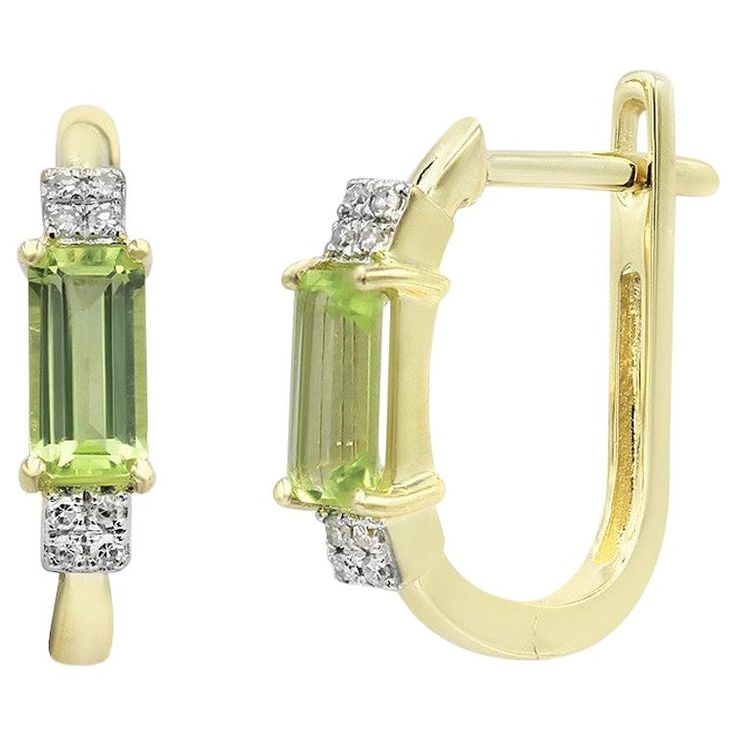 Earrings Yellow Gold 14 K (Matching Ring Available) Diamond 8-RND-0,02-G/VS2A Chrysolite 1-0,39ct Weight 2.07 grams With a heritage of ancient fine Swiss jewelry traditions, NATKINA is a Geneva based jewellery brand, which creates modern jewellery masterpieces suitable for every day life. It is our honour to create fine jewelry, and it’s for that reason that we choose to only work with high-quality, enduring materials that can almost immediately turn into family heirlooms. From our selection of Modern Jewellery, Jewellery Brand, Matching Ring, Matching Rings, Family Heirloom, Modern Jewelry, Jewelry Branding, Vintage Earrings, Pretty Things