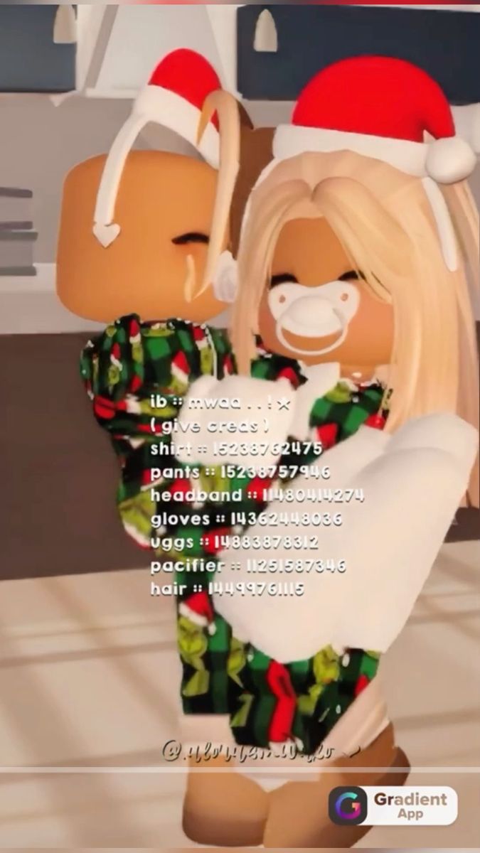 an animated image of two people dressed up as santa and mrs claus, hugging each other