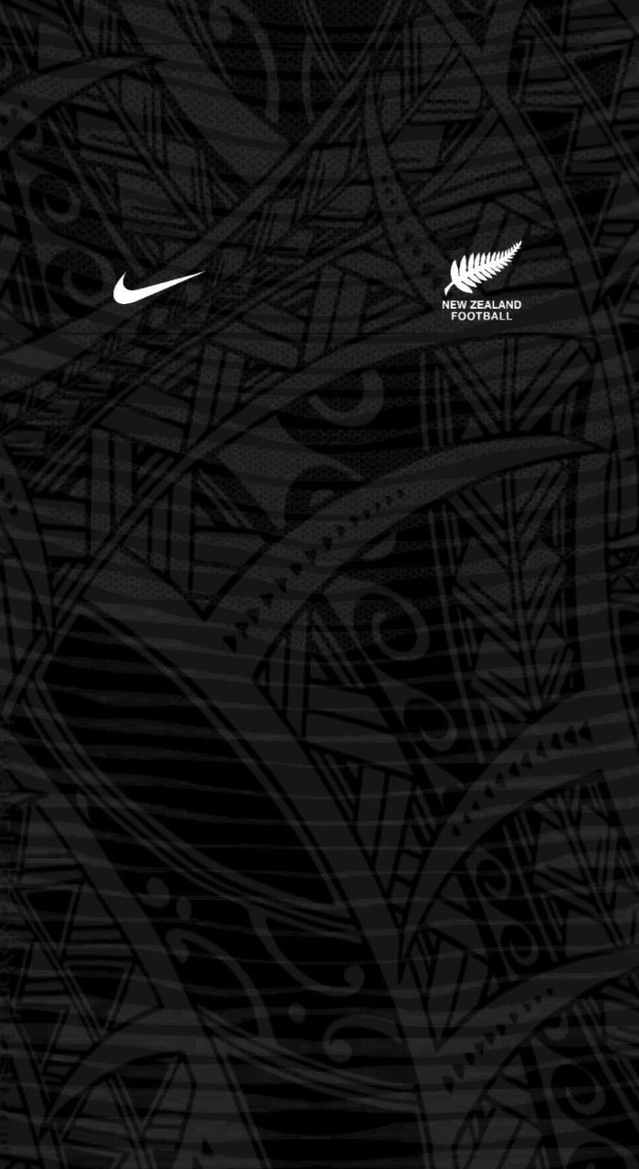 the nike wallpaper is black and white with an abstract design on it's side