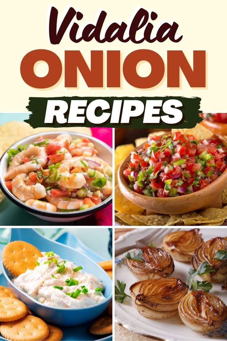 there are many different types of food on this page and the title says, virginia onion recipes