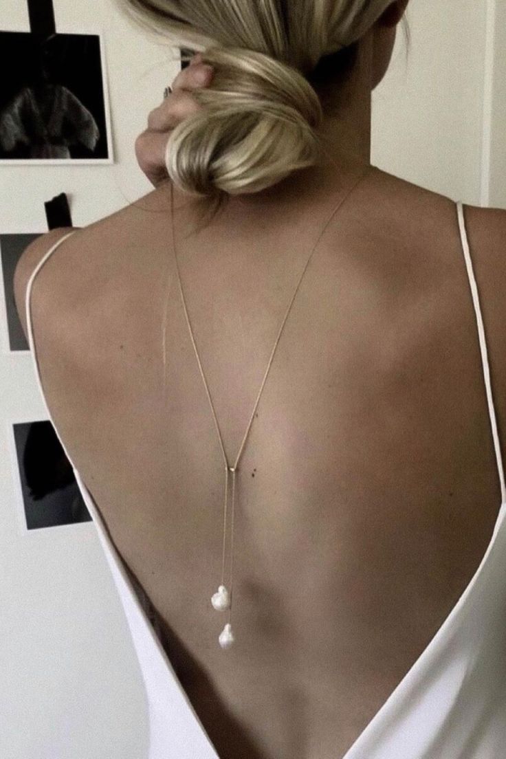 Baroque pearls accent delicate gold plated strands — finally, a necklace understated + luxe.  #bridalstyling #personalstylist #whattowear #grwm #stylingadvice #wedding #bridal #modernaesthetic #style #womensfashion #womenstyle Elegant Pearl Chain Necklaces, Dainty Pearl Drop Necklace For Party, Dainty Pearl Pendant Necklace For Party, Chic Adjustable Chain Necklace For Wedding, Chic Pearl Pendant Jewelry For Wedding, Chic Pearl Drop Necklace For Party, Elegant Pearl Chain Necklaces For Layering, Chic Long Pearl Chain Necklace, Chic Wedding Clavicle Chain Necklace