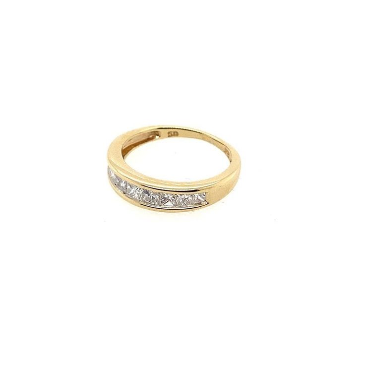 Ring Size: 8.25 Metal: 14k Yellow Gold Please allow 7-10 business days for shipping Classic Ring With Vs Clarity, Timeless 14k Gold Diamond Ring Vs Clarity, Timeless 14k Gold Rings With Vs Clarity, Timeless Yellow Gold Channel Set Diamond Ring, Classic Princess Cut Ring With Vs Clarity, Classic Princess Cut Vs Clarity Ring, Timeless 14k Gold Cluster Ring For Anniversary, Timeless 14k Gold Cluster Anniversary Ring, Timeless Rings With Vvs Clarity Princess Cut