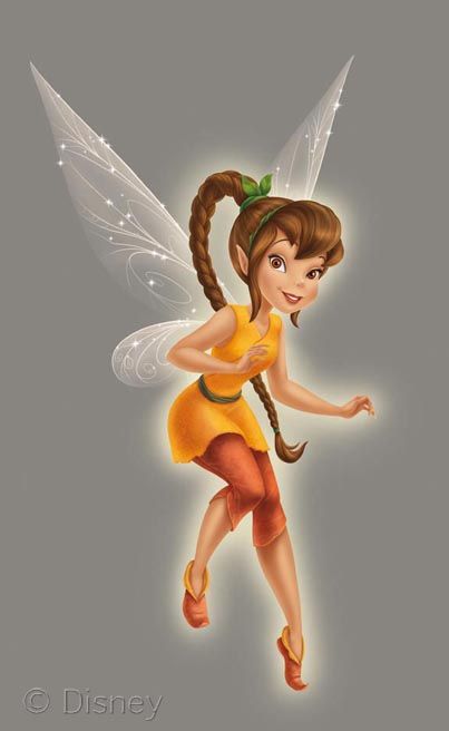 the tinkerbell fairy from disney's animated movie