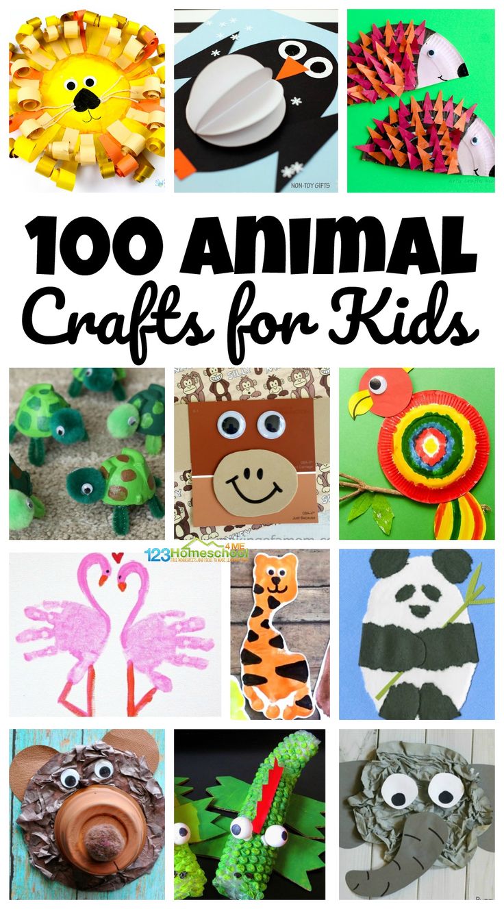 Over 100 Amazing Animal Craft Ideas for kids of all ages from toddler, preschool, kindergarten and more!! #craftsforkids #zootheme #animals Zoo Animal Crafts For Kids, Zoo Animals Preschool, Sea Animal Crafts, Animal Crafts Preschool, Zoo Crafts, Zoo Animal Crafts, Giraffe Crafts, Ocean Animal Crafts, Panda Craft