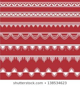 a red and white striped pattern with hearts on it's sides, as well as the